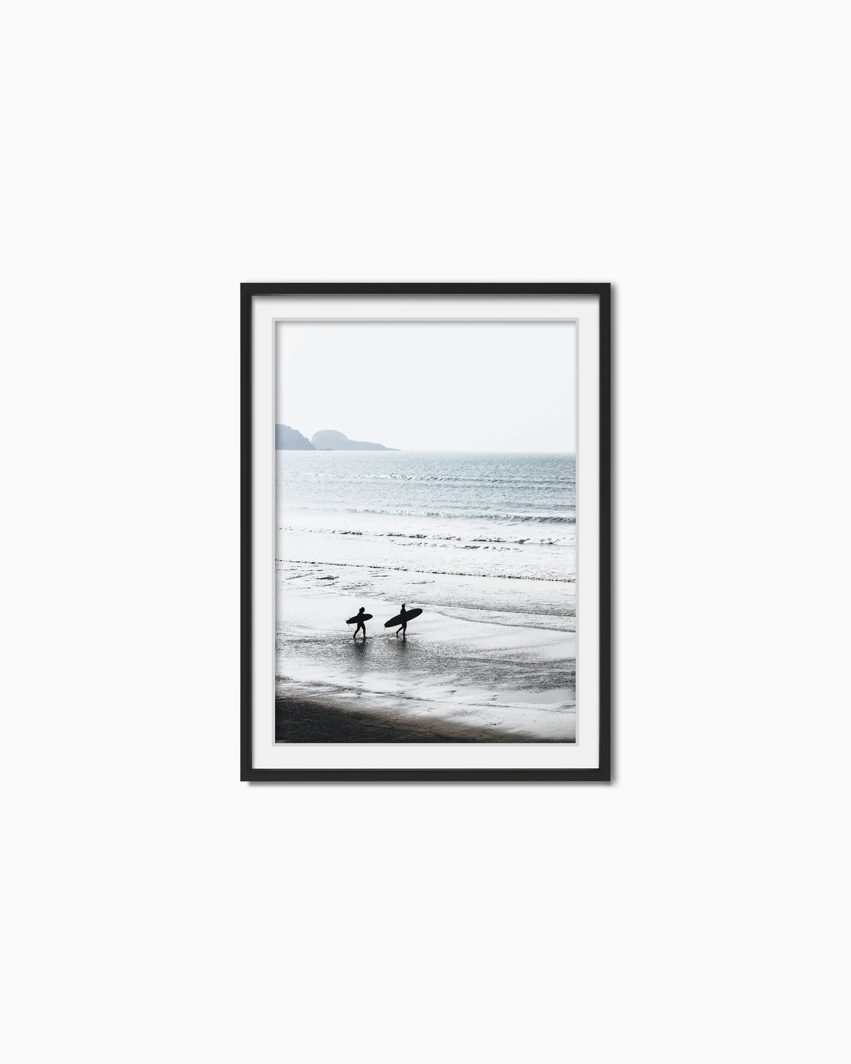 70x50cm , Black , With mount