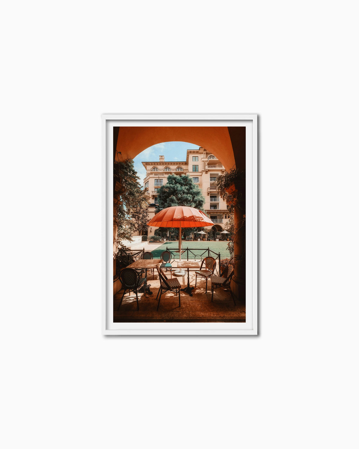 100x70cm , White , With mount