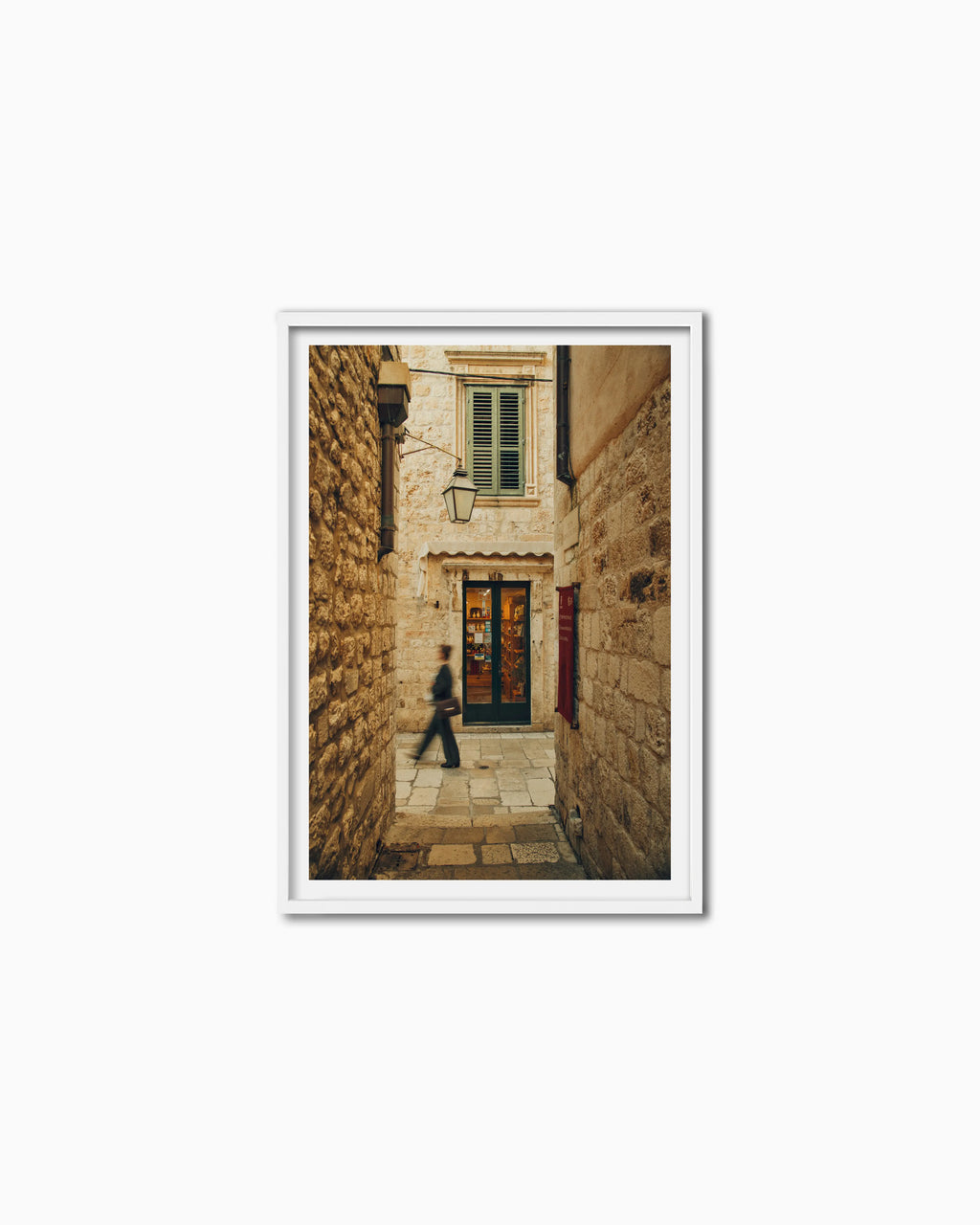 100x70cm , White , With mount