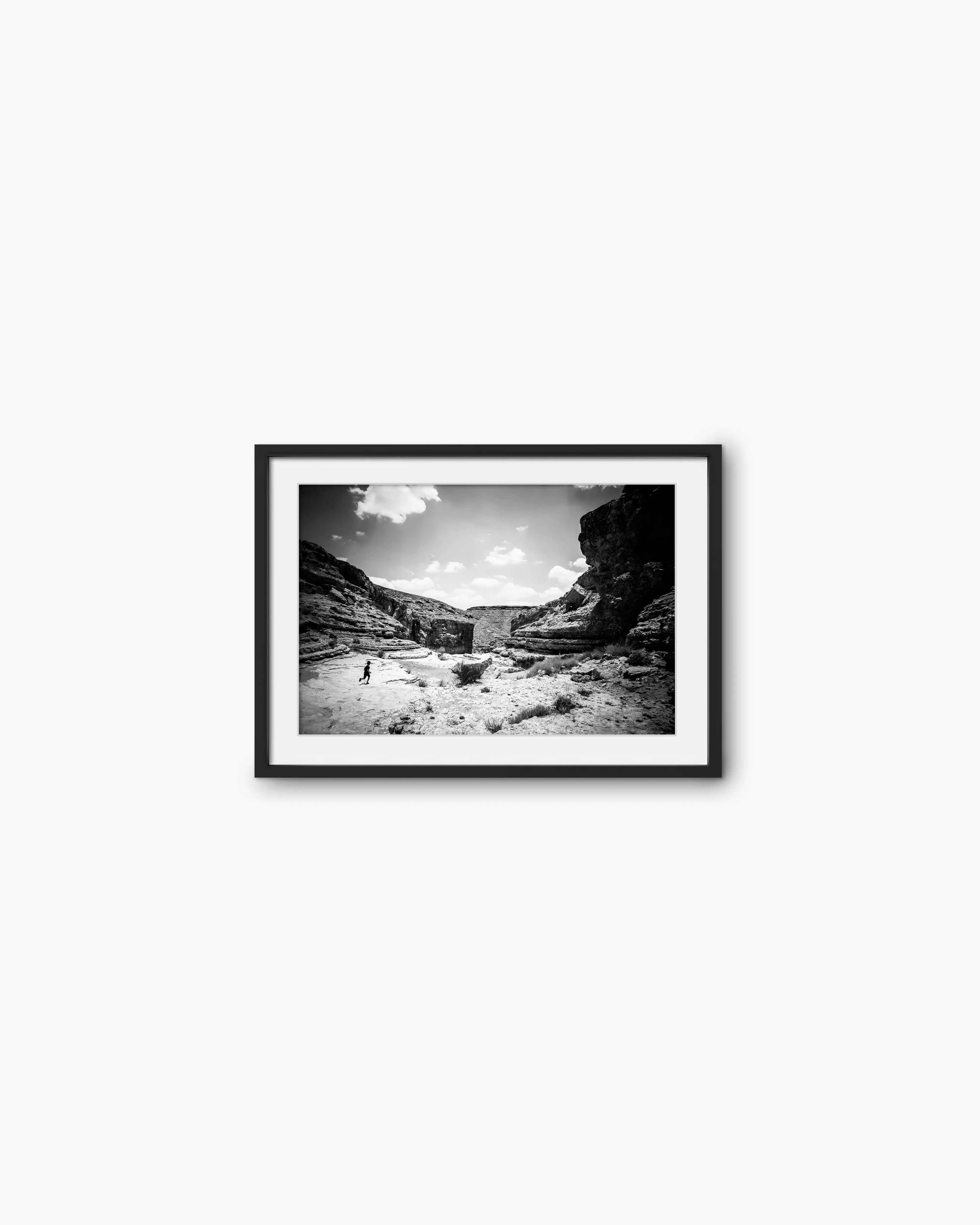 30x45cm , Black , With mount