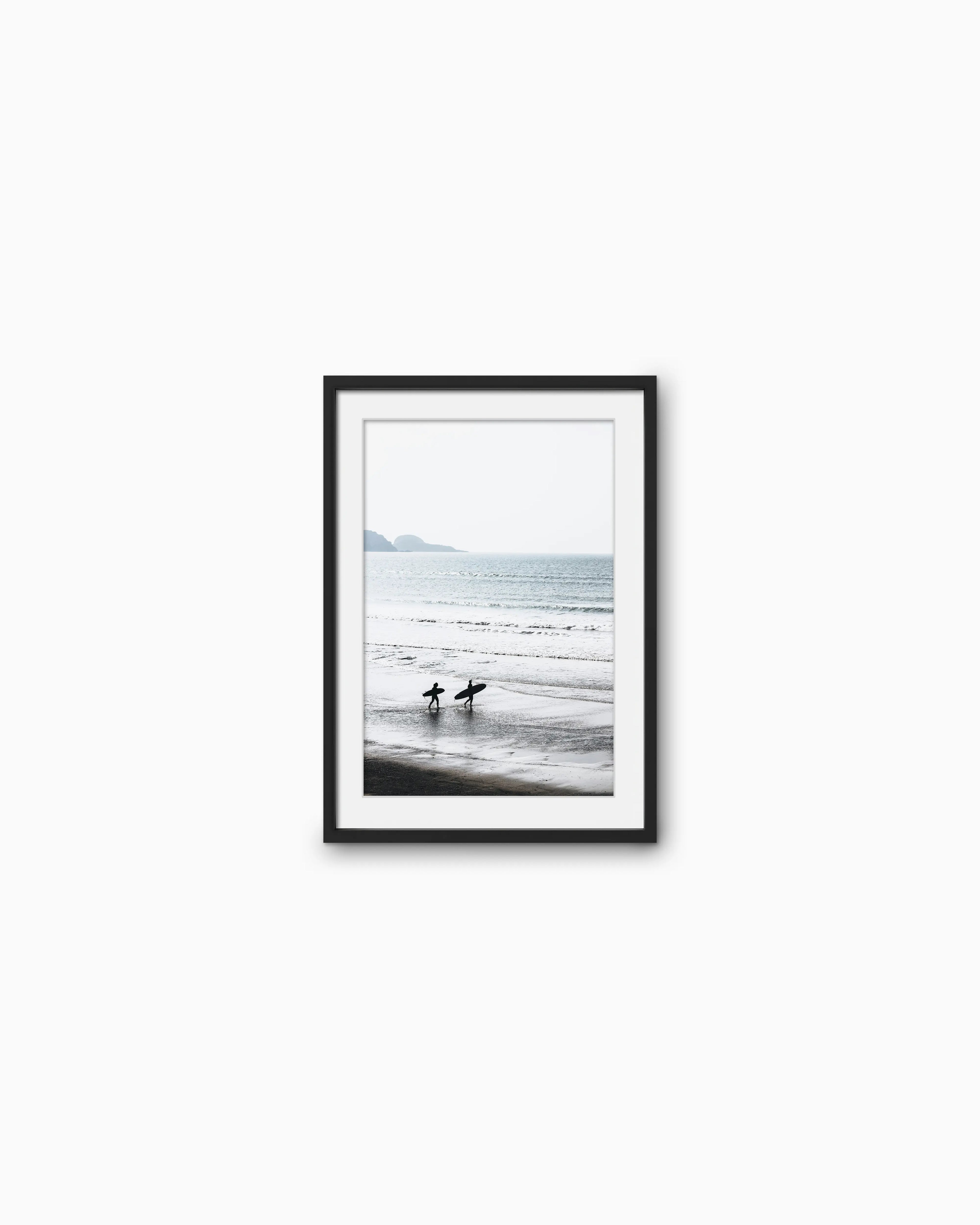 45x30cm , Black , With mount