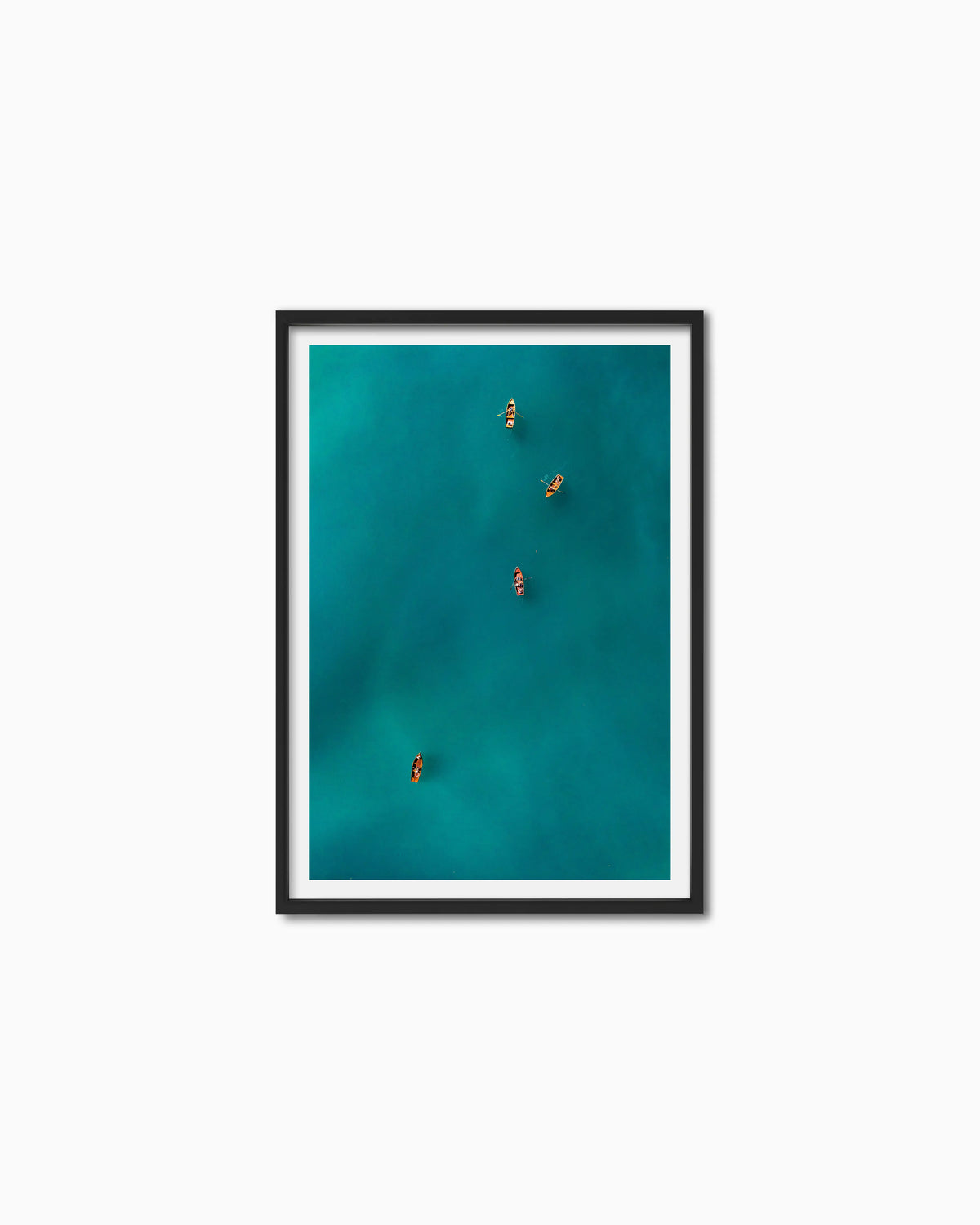 100x70cm , Black , With mount