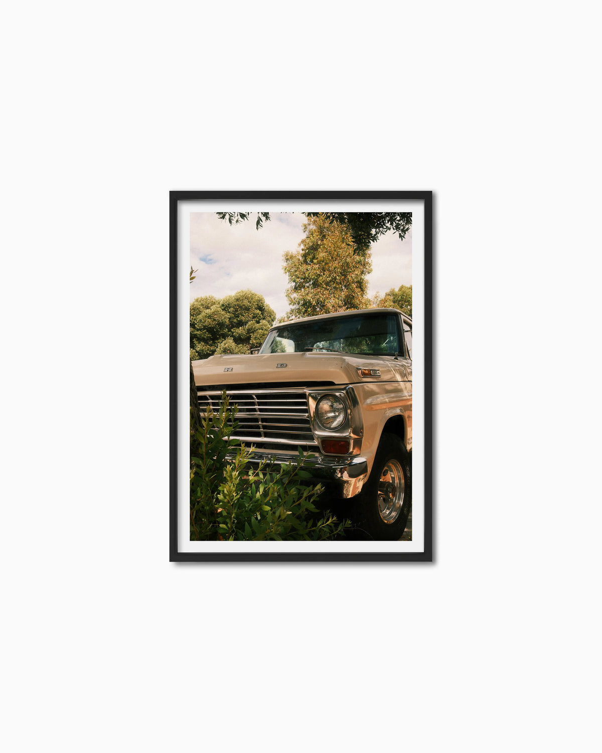 100x70cm , Black , With mount