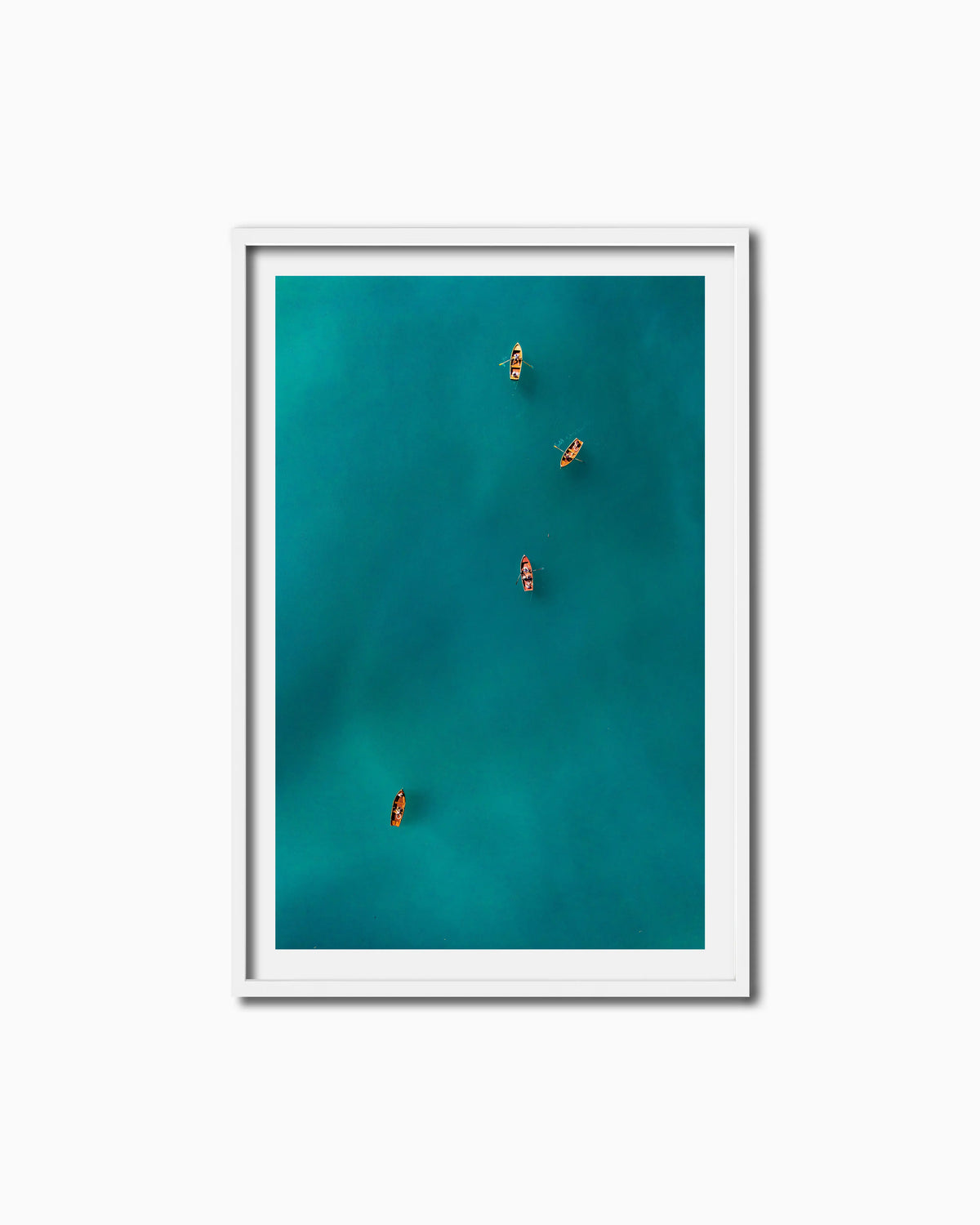 150x100cm , White , With mount
