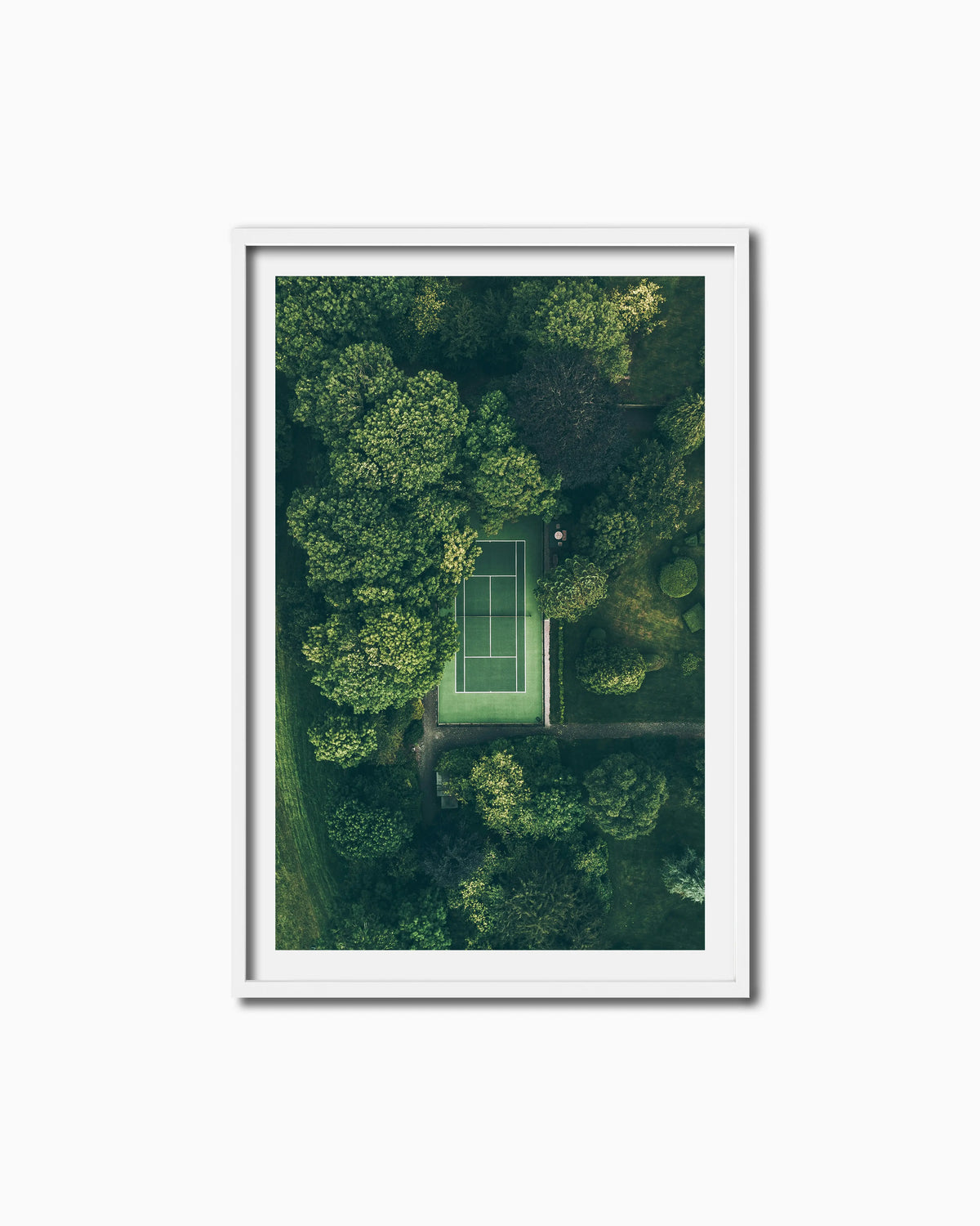150x100cm , White , With mount