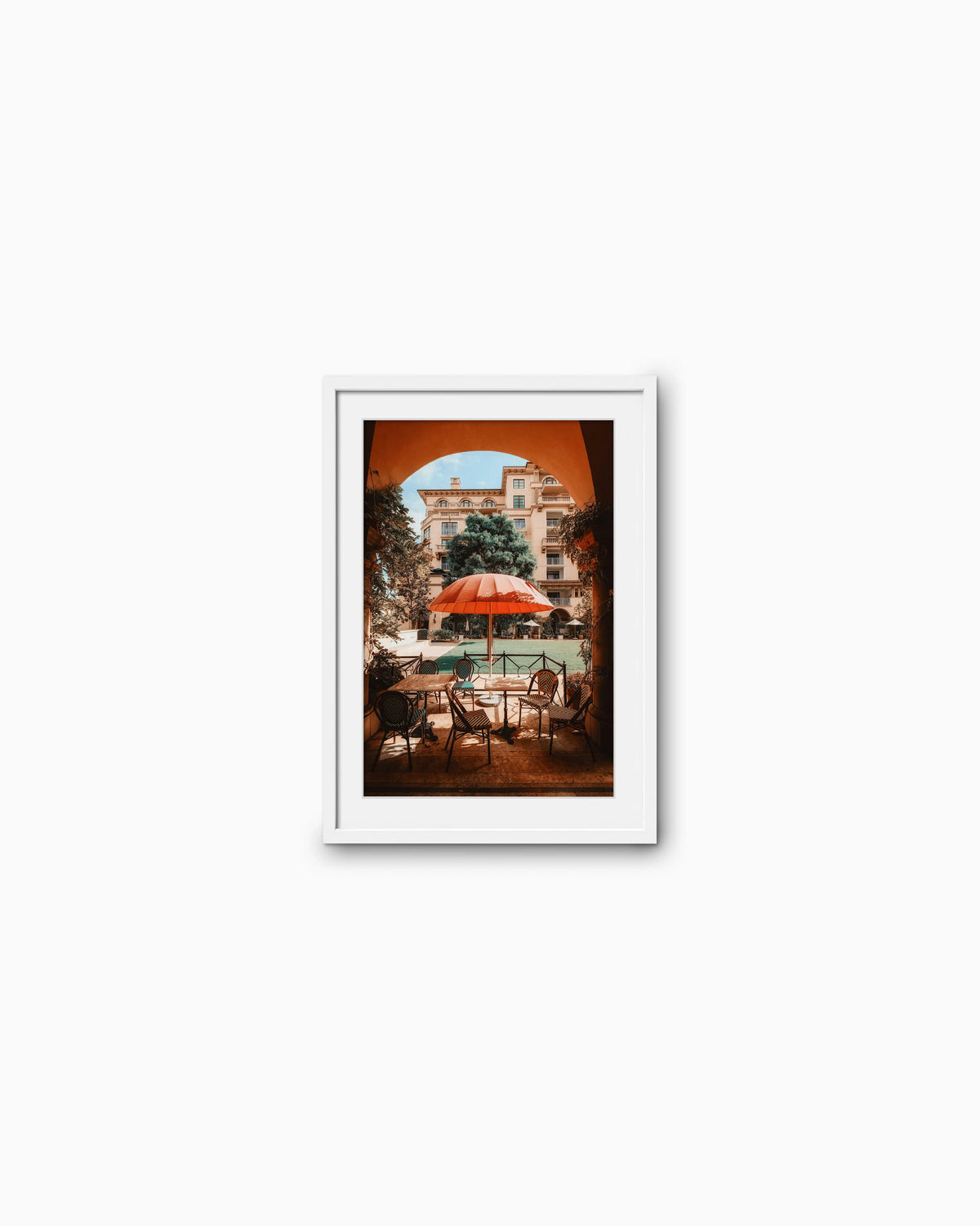 45x30cm , White , With mount