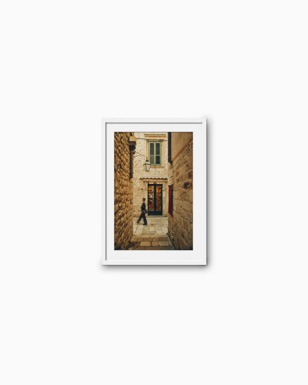 45x30cm , White , With mount