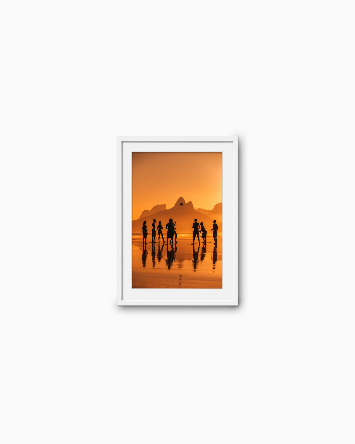 45x30cm , White , With mount