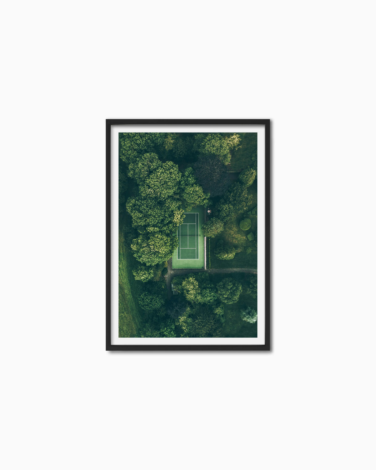 100x70cm , Black , With mount