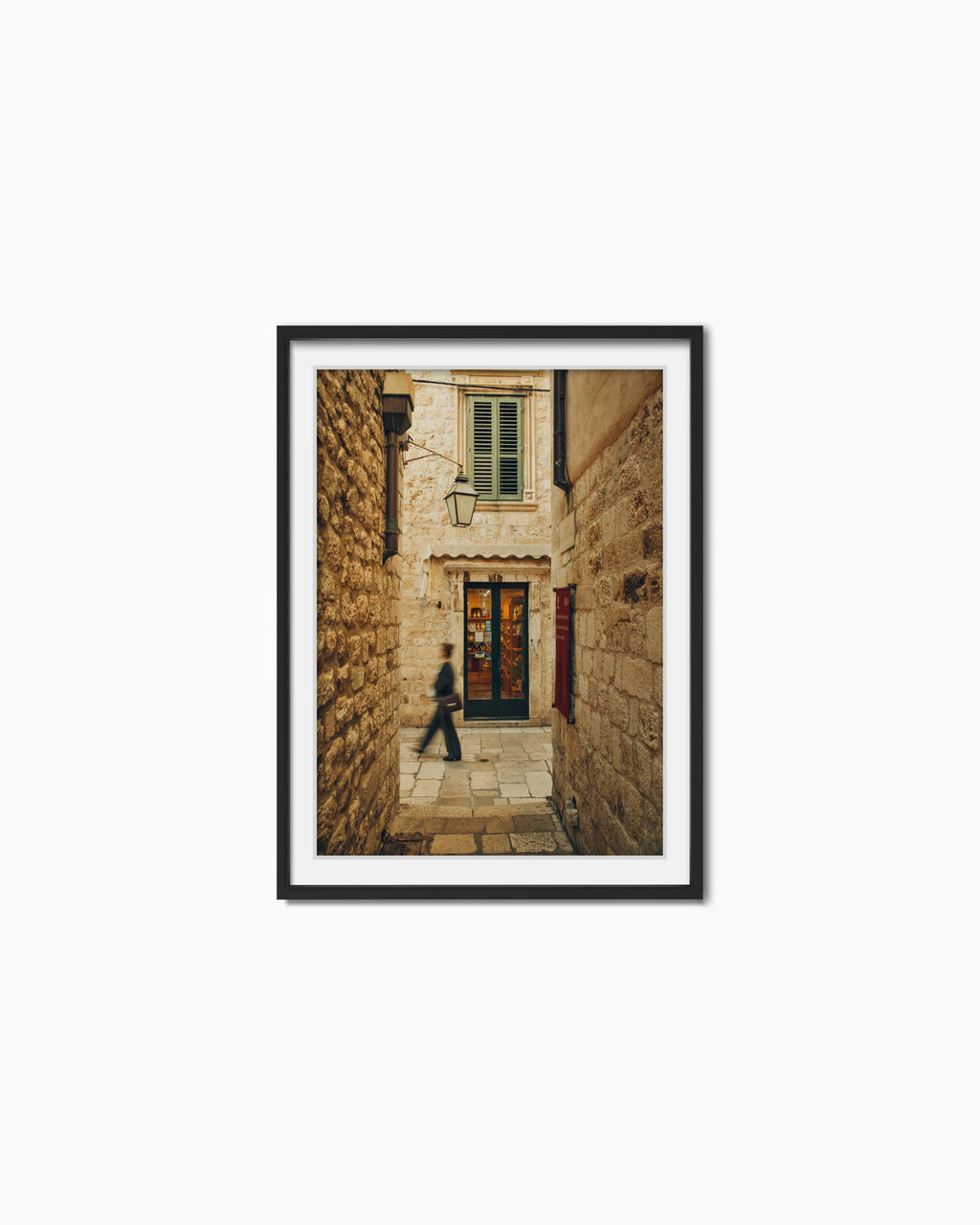 70x50cm , Black , With mount
