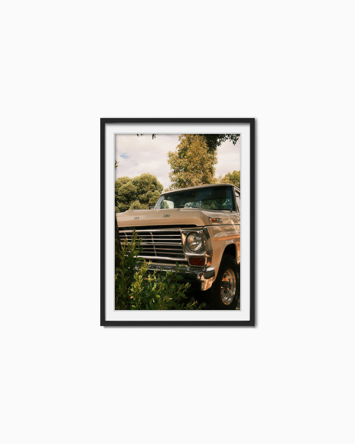 70x50cm , Black , With mount