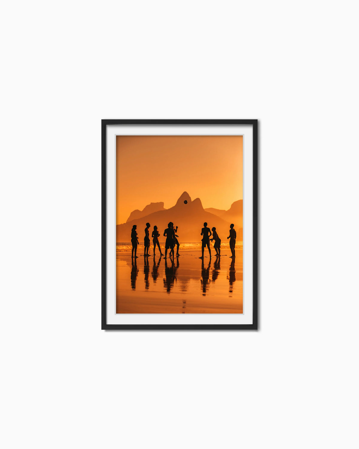70x50cm , Black , With mount