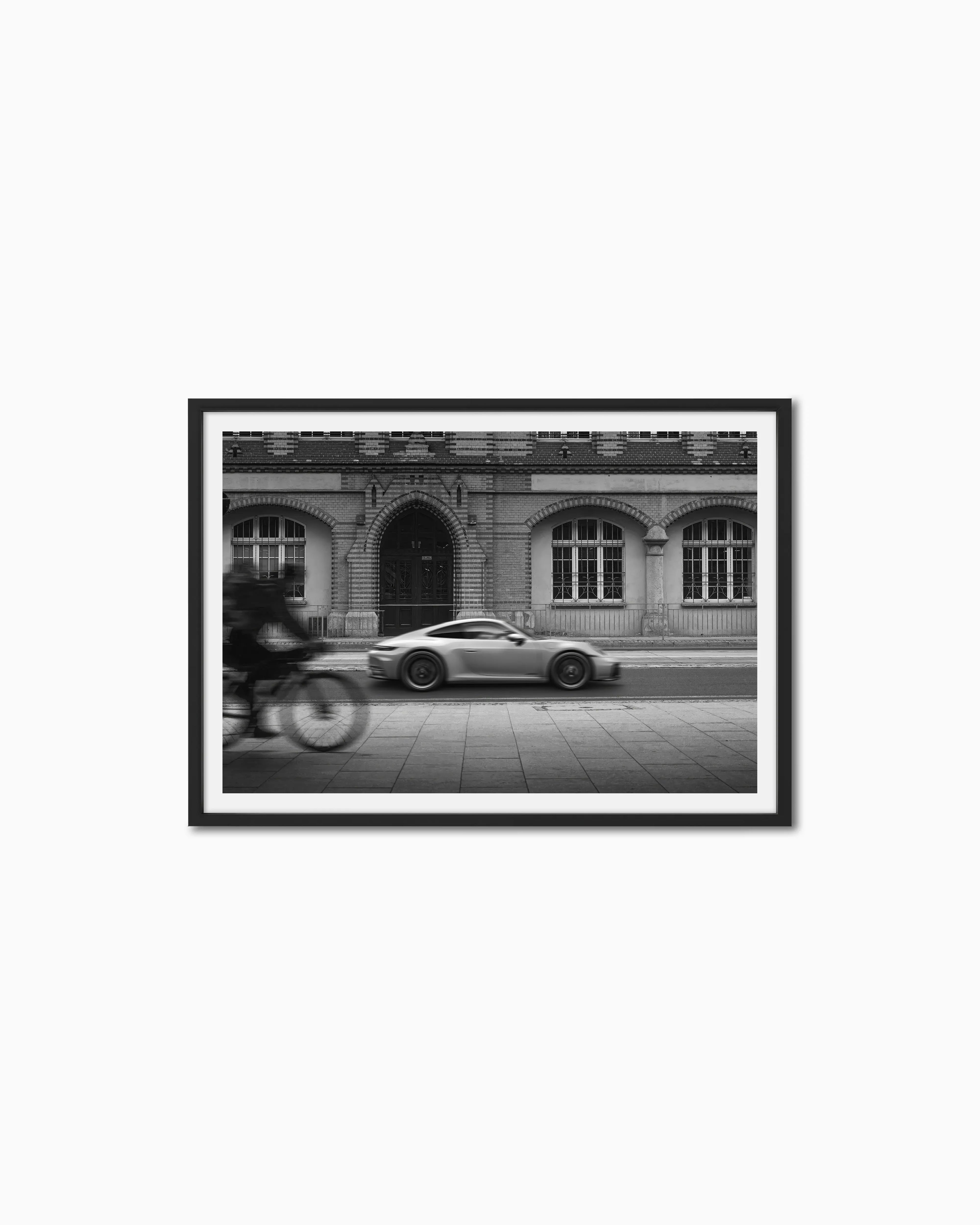 70x100cm , Black , With mount