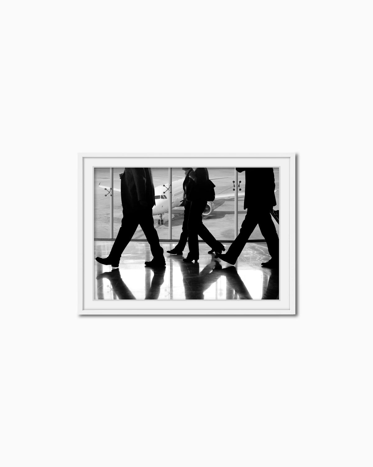 50x70cm , White , With mount