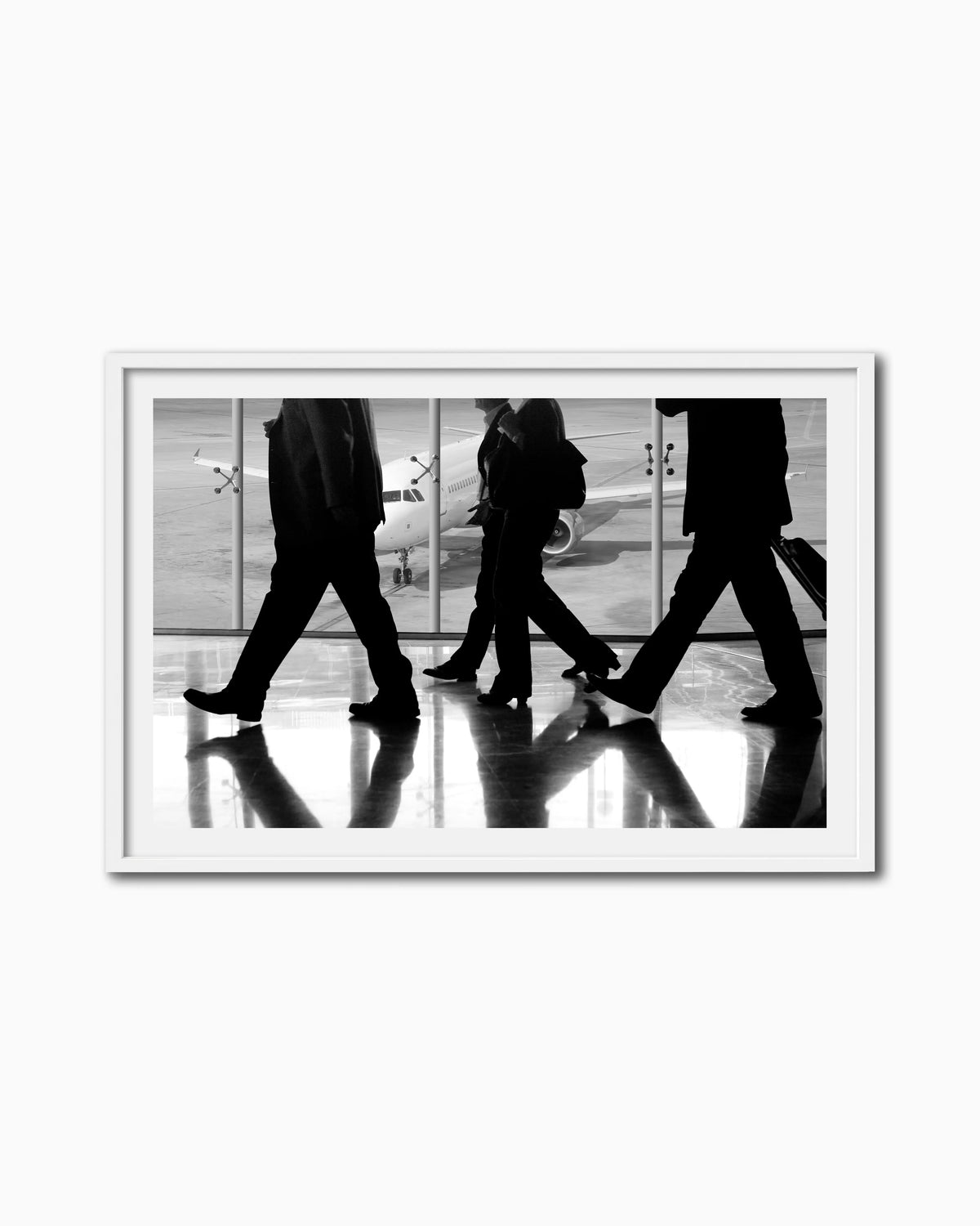 100x150cm , White , With mount