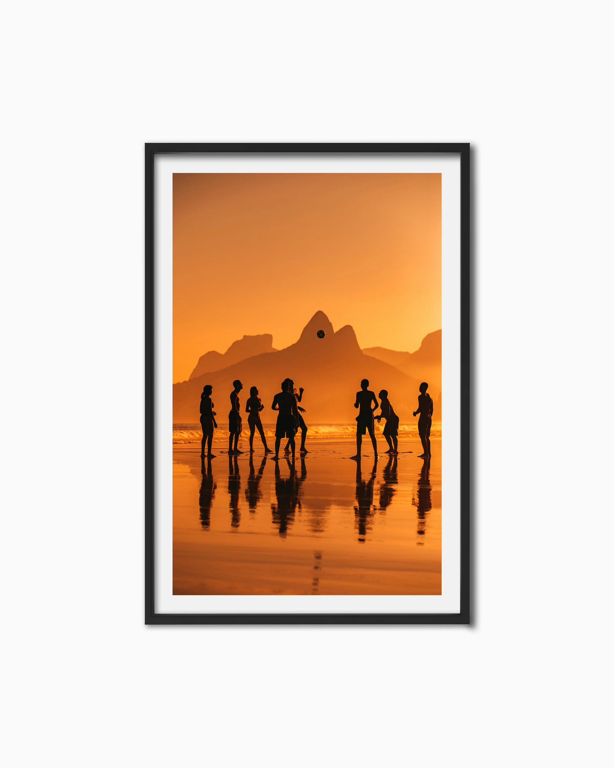 150x100cm , Black , With mount