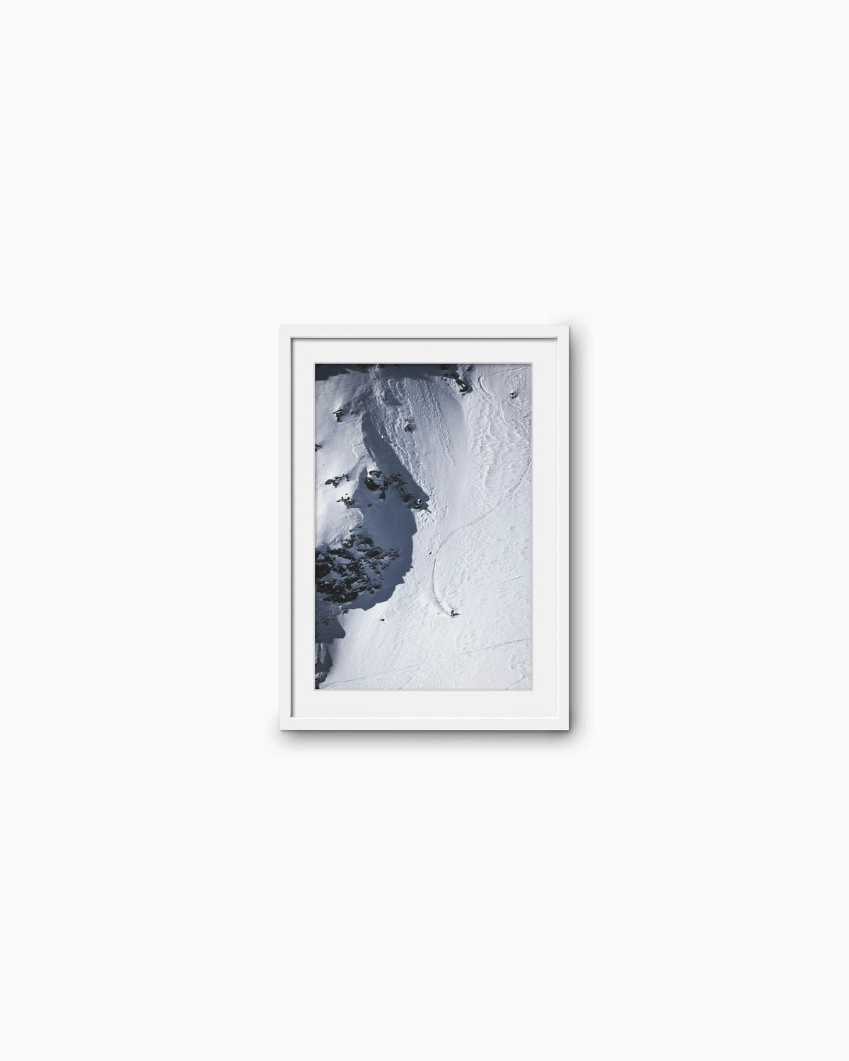45x30cm , White , With mount