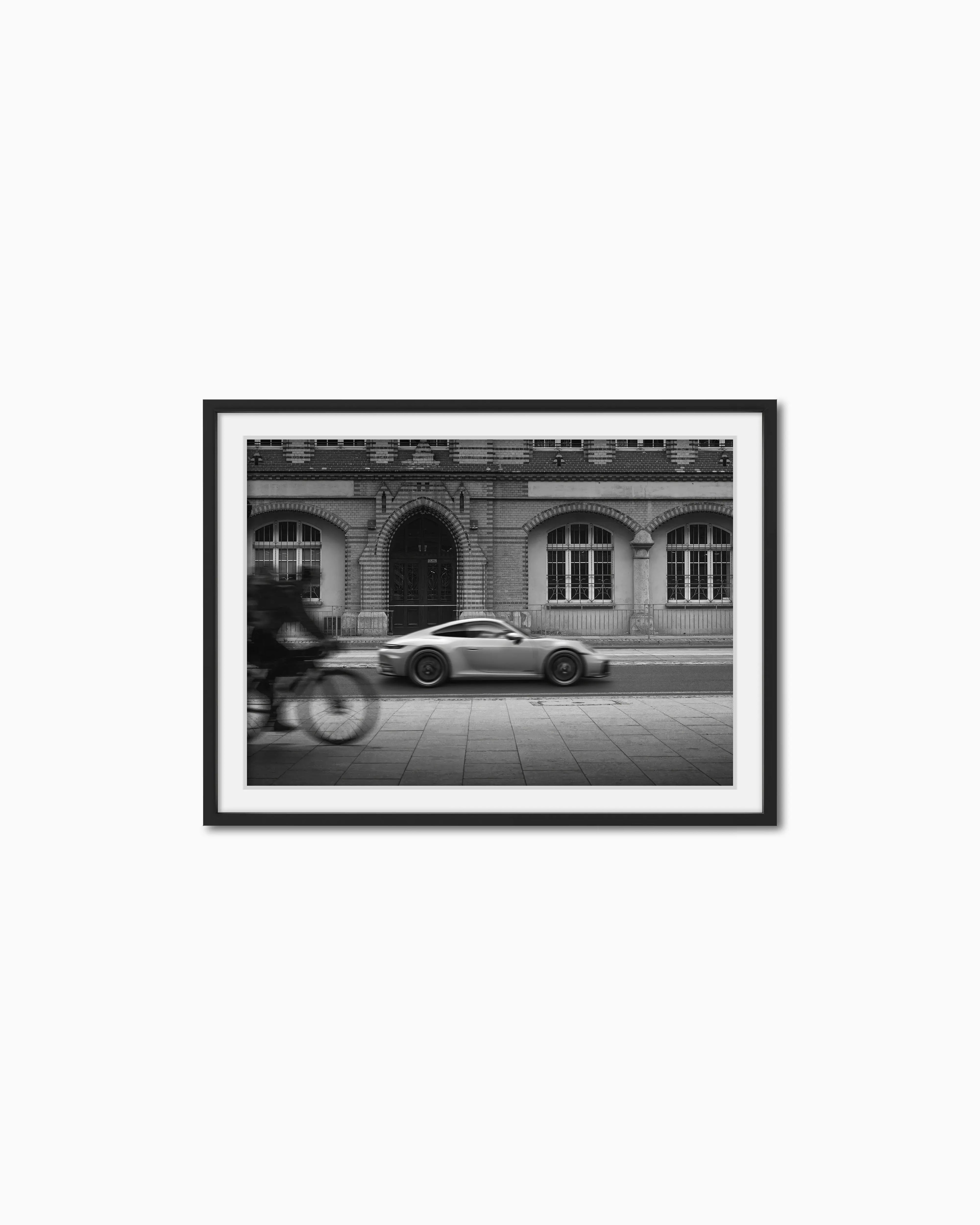 50x70cm , Black , With mount