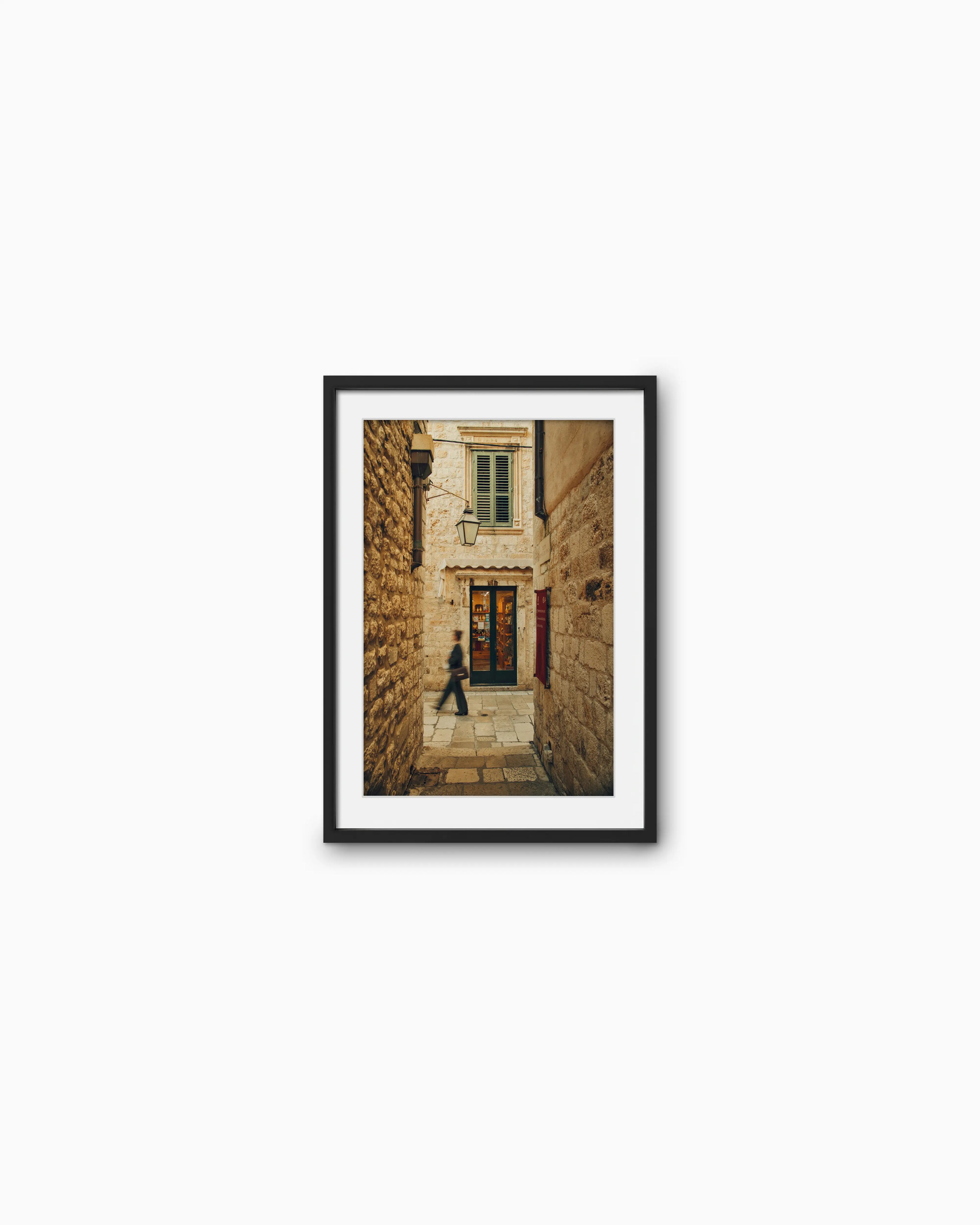 45x30cm , Black , With mount