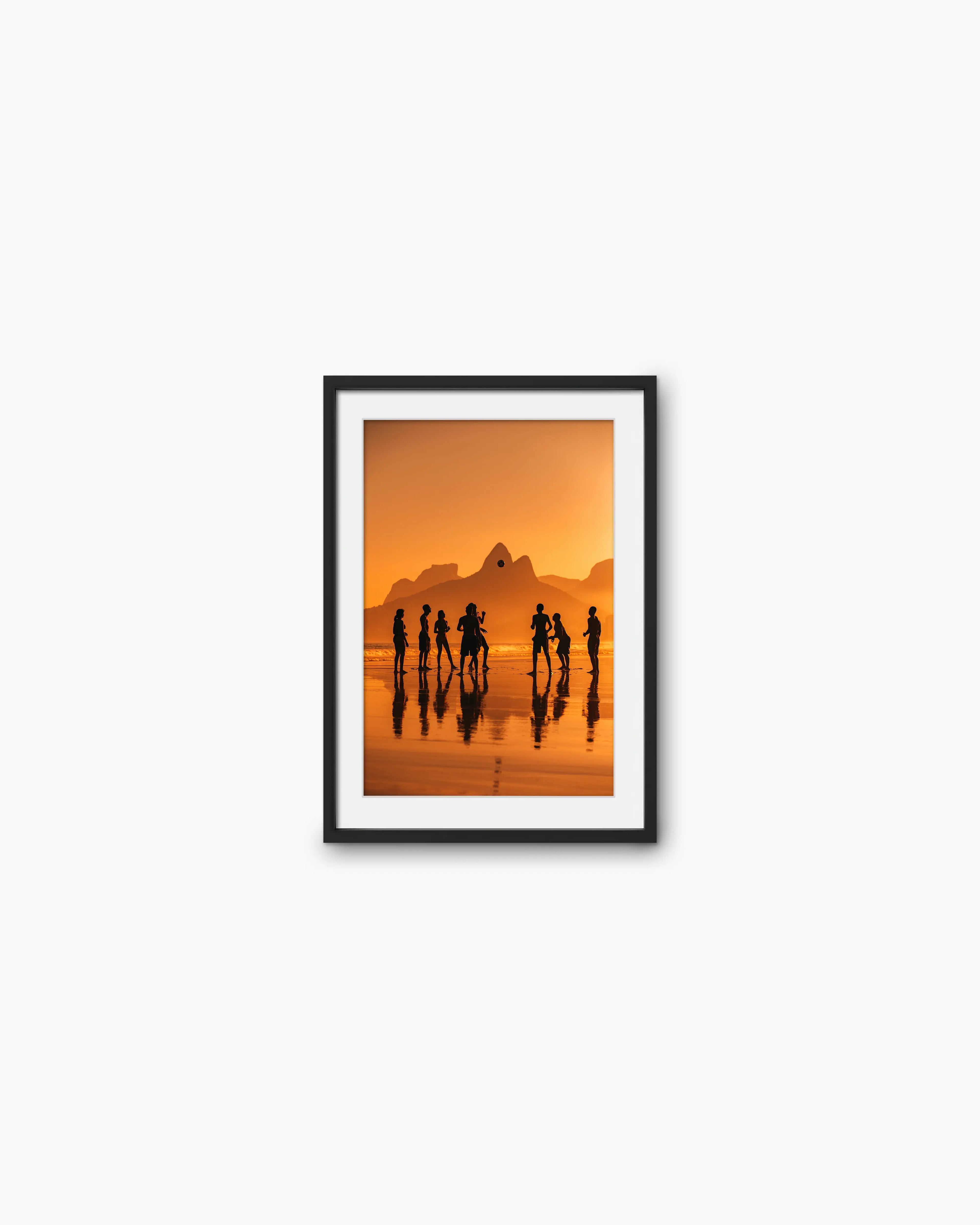 45x30cm , Black , With mount