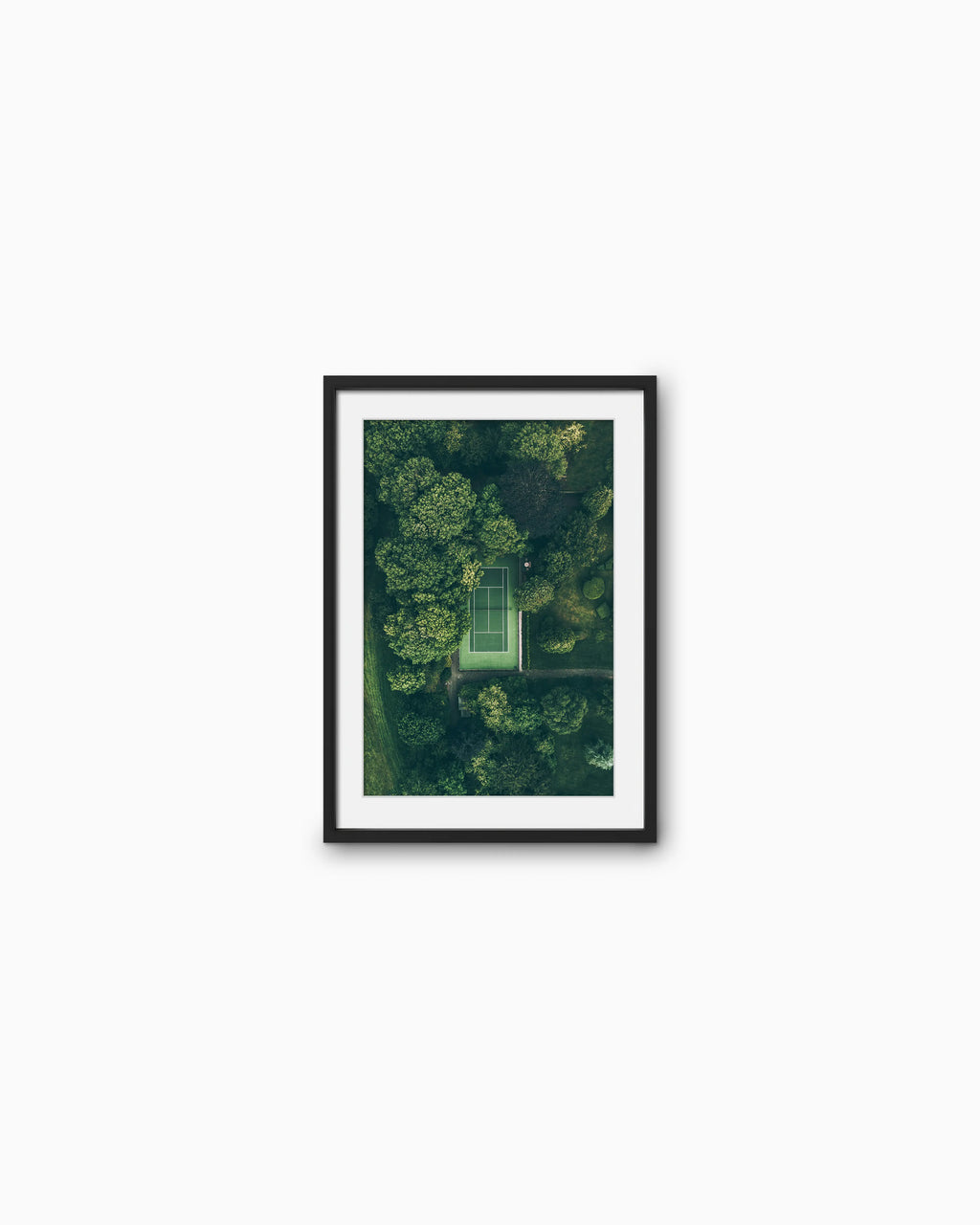 45x30cm , Black , With mount