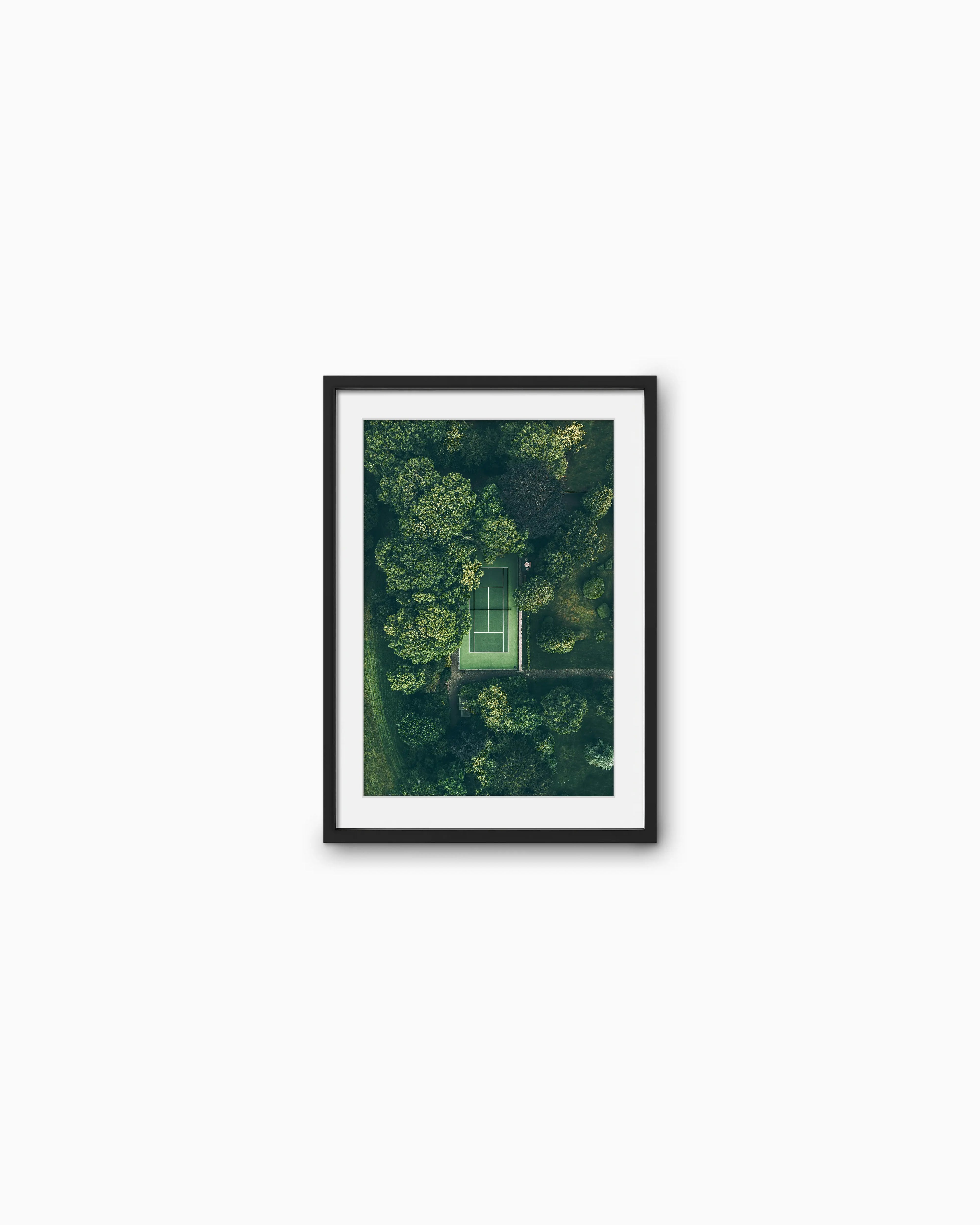 45x30cm , Black , With mount