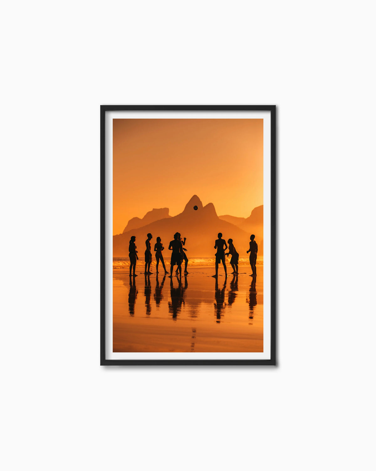 120x80cm , Black , With mount