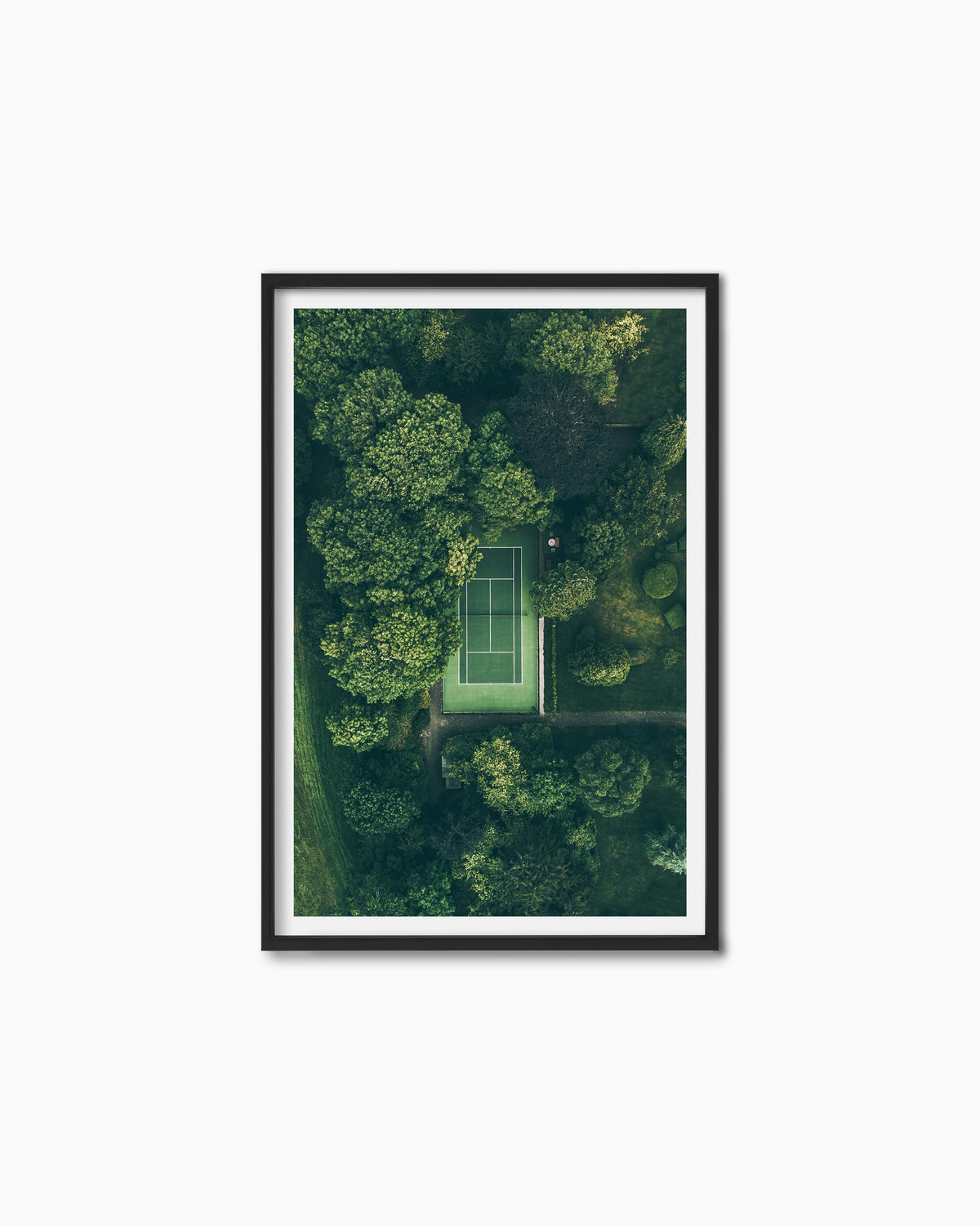 120x80cm , Black , With mount