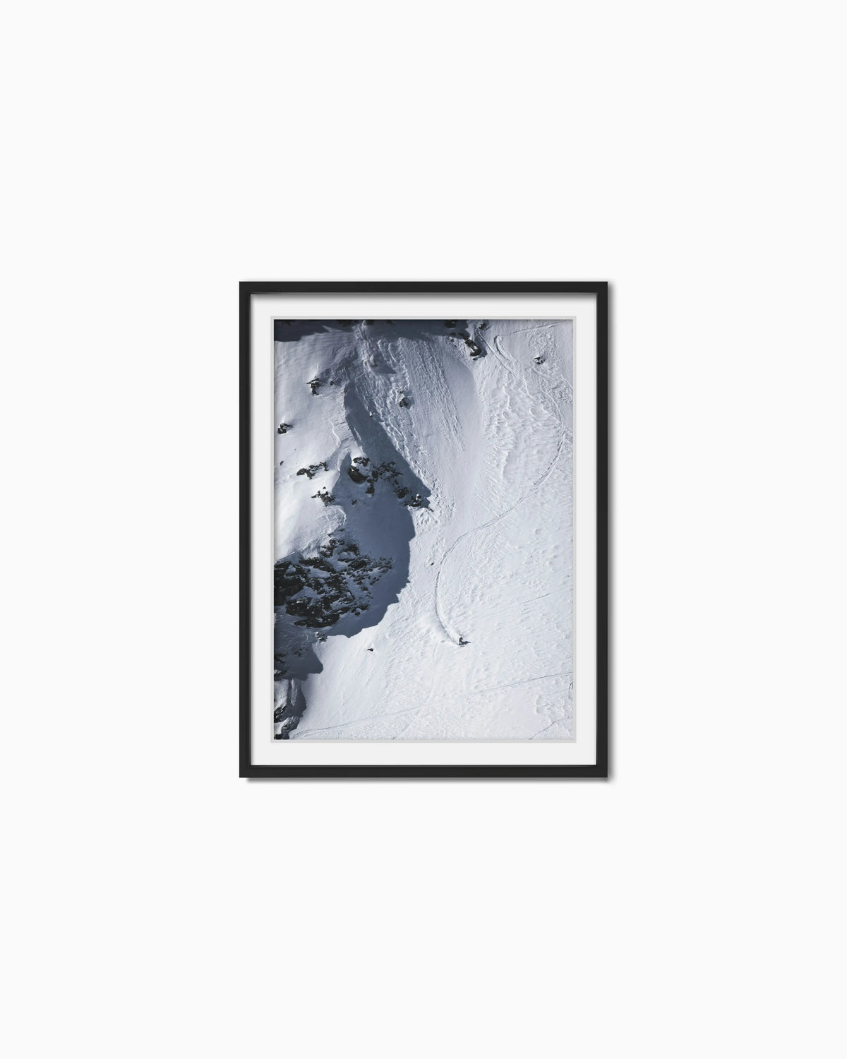 70x50cm , Black , With mount